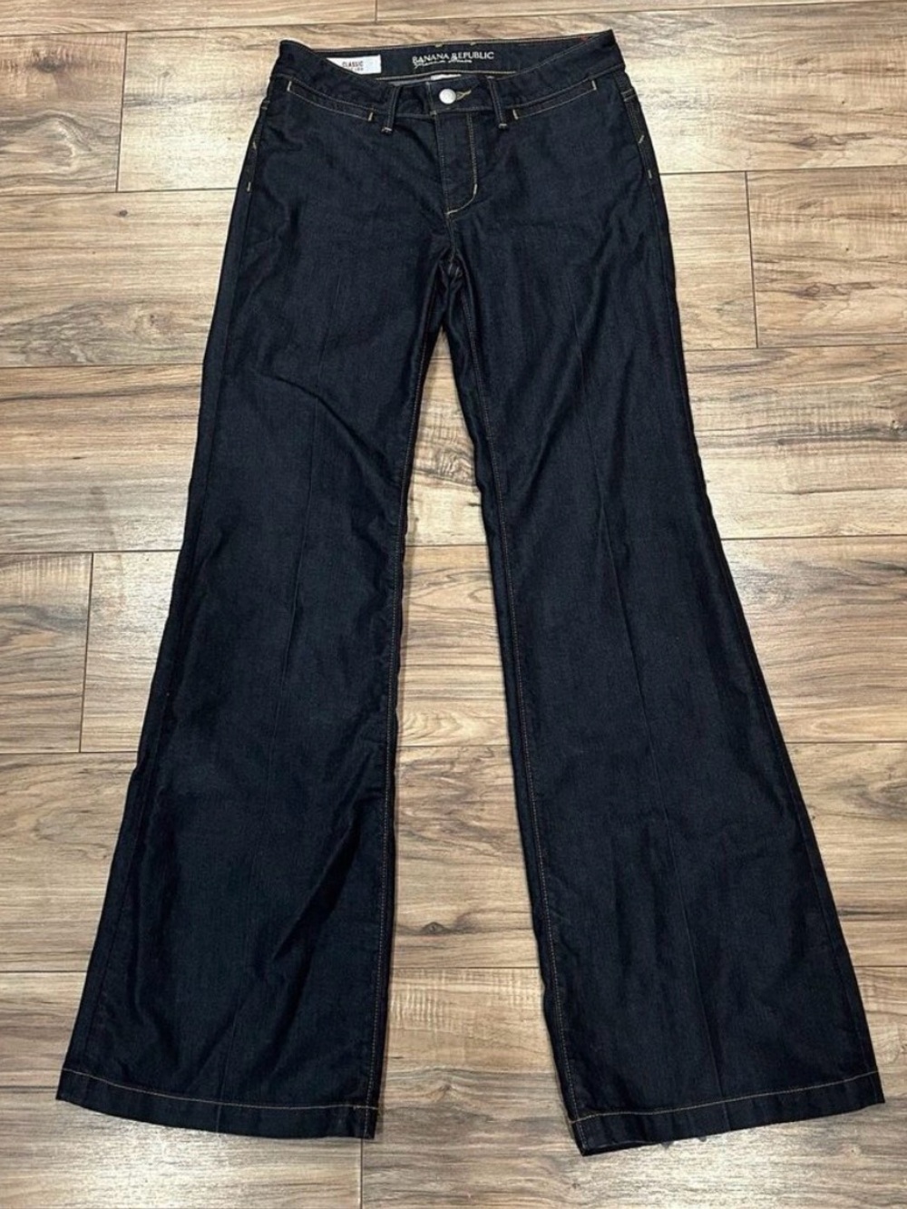 Banana Republic Women's Dark Wash Flare Jeans